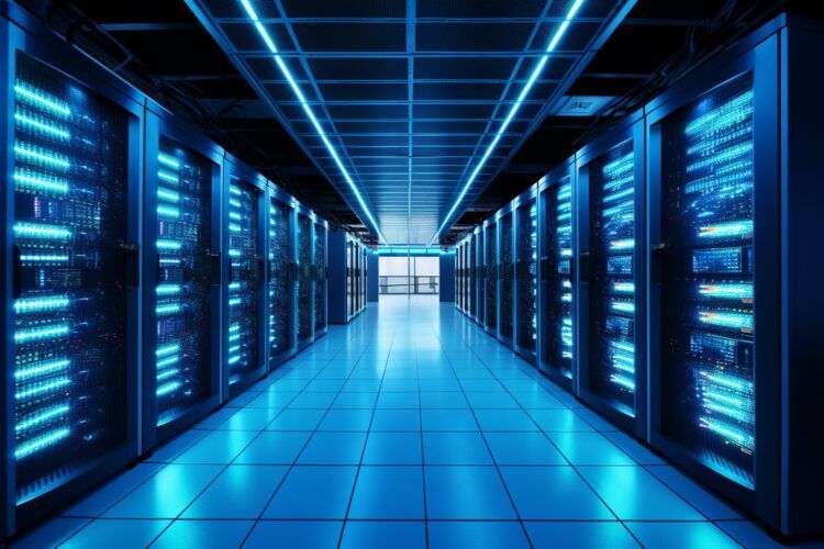 big modern data center