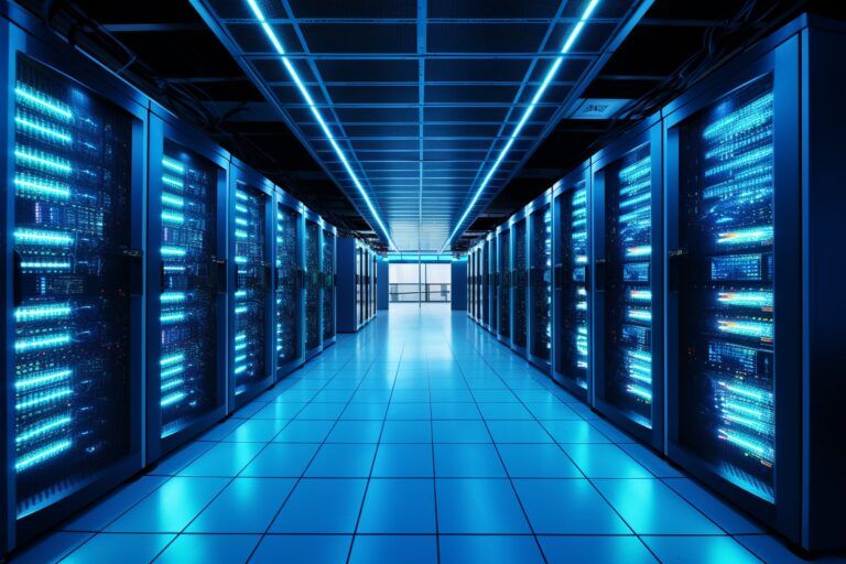big modern data center